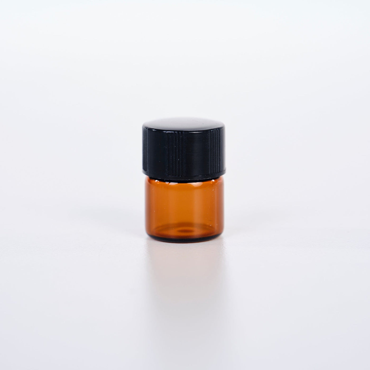 1/4 Dram Frosted Sample Vials w/ Orifice Reducer - 12pk - Oil Life Canada - Canada's Best Essential Oil Supplies