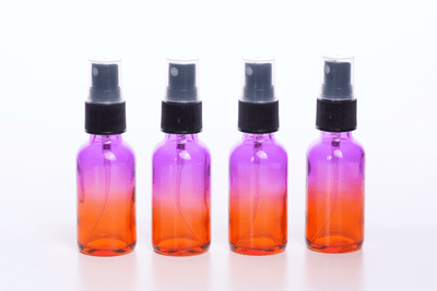 Ombre Glass Spray Bottles (4pk) - Oil Life Canada - Canada's Best Essential Oil Supplies