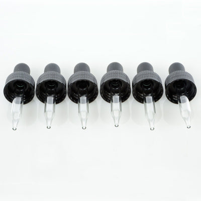 5ml Glass Droppers - 6 pack - Oil Life Canada - Canada's Best Essential Oil Supplies
