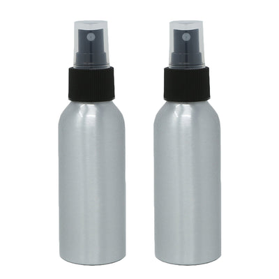 100ml Aluminum Bottle with Black Mister - Oil Life Canada - Canada's Best Essential Oil Supplies