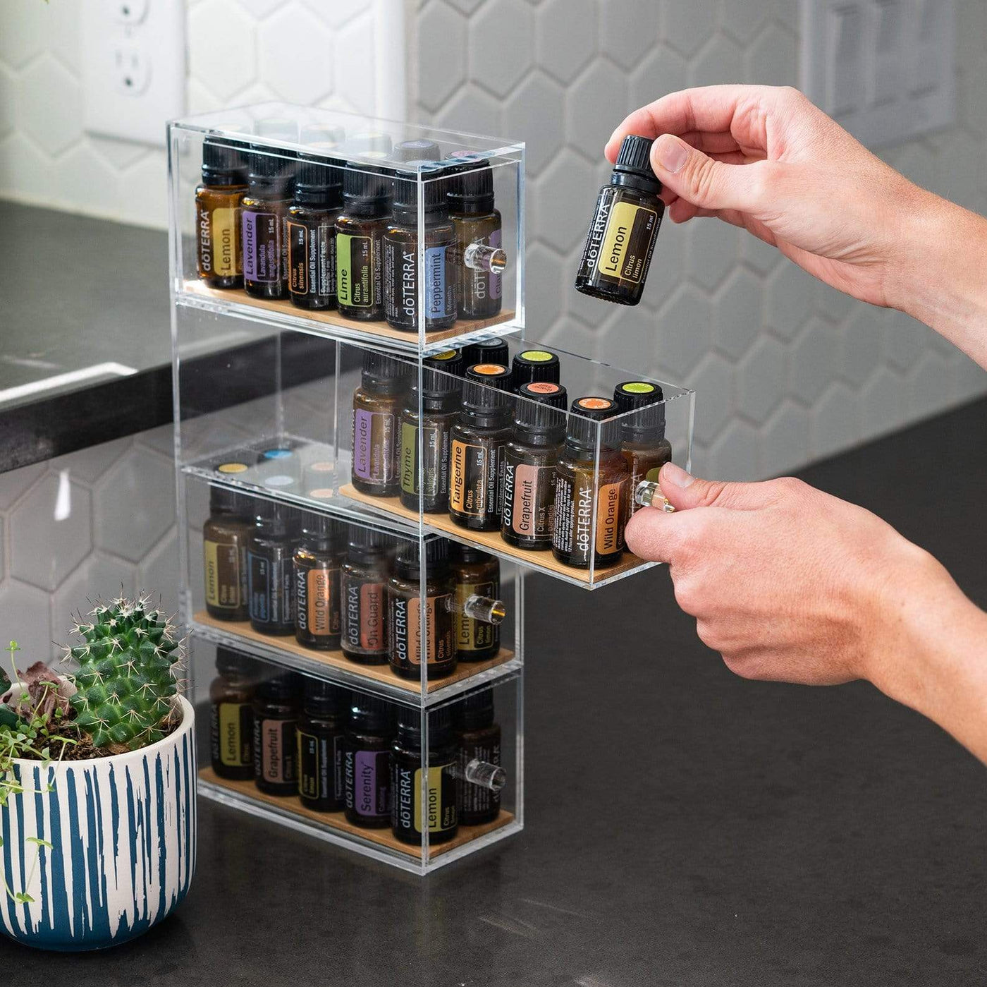 Four Drawer Essential Oil Tower - Oil Life Canada - Canada's Best Essential Oil Supplies