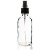4 oz Glass Bottle with Pump Spray -  4Pk - Oil Life Canada - Canada's Best Essential Oil Supplies