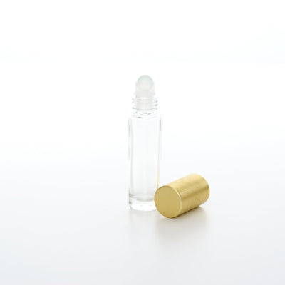 10ml Frosted Bottles with Brushed Lids - 5pk - Oil Life Canada - Canada's Best Essential Oil Supplies