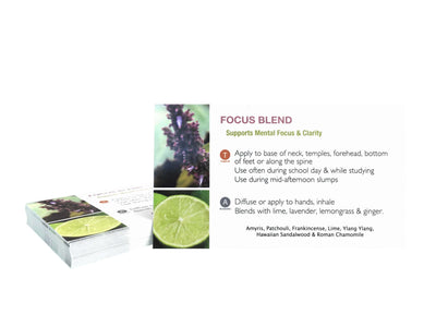 Individual Essential Oil Cards - 25 Cards in Each - Oil Life Canada - Canada's Best Essential Oil Supplies