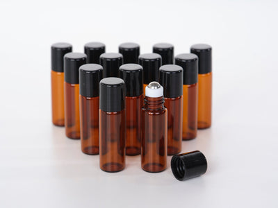 1 Dram Glass Roller for Essential Oils -15pk - Oil Life Canada - Canada's Best Essential Oil Supplies