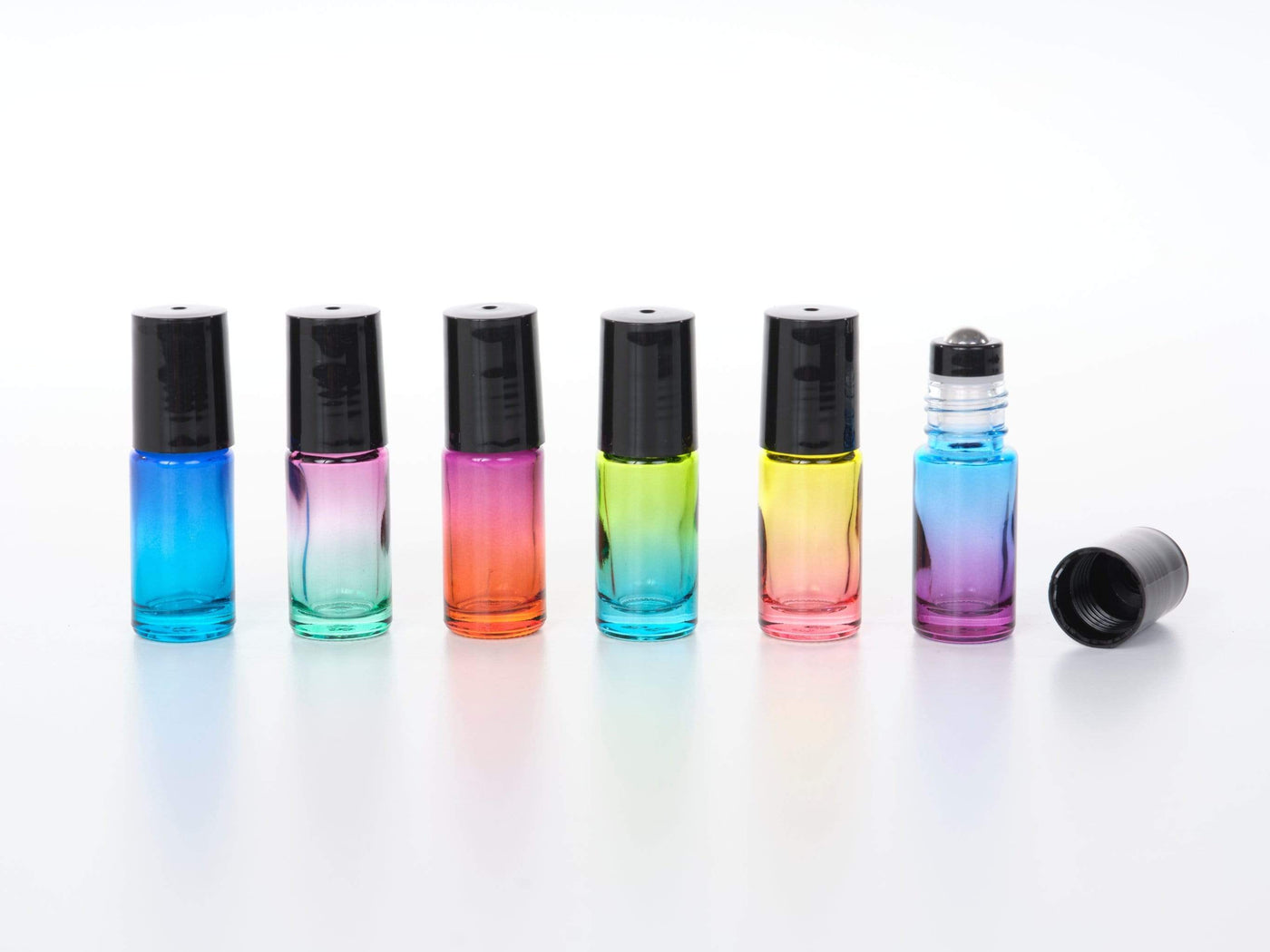 Variety Ombre Glass Roller Bottles for Essential Oils - Oil Life Canada - Canada's Best Essential Oil Supplies