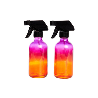 Ombre Glass Trigger Sprayer Bottle - 8oz & 16oz - 2Pk - Oil Life Canada - Canada's Best Essential Oil Supplies