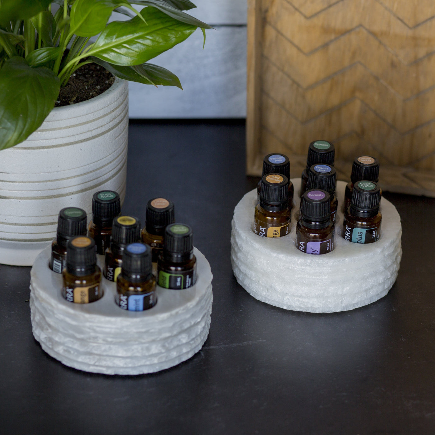 15ml Chiseled Essential Oil Display - Holds 7 - Oil Life Canada - Canada's Best Essential Oil Supplies