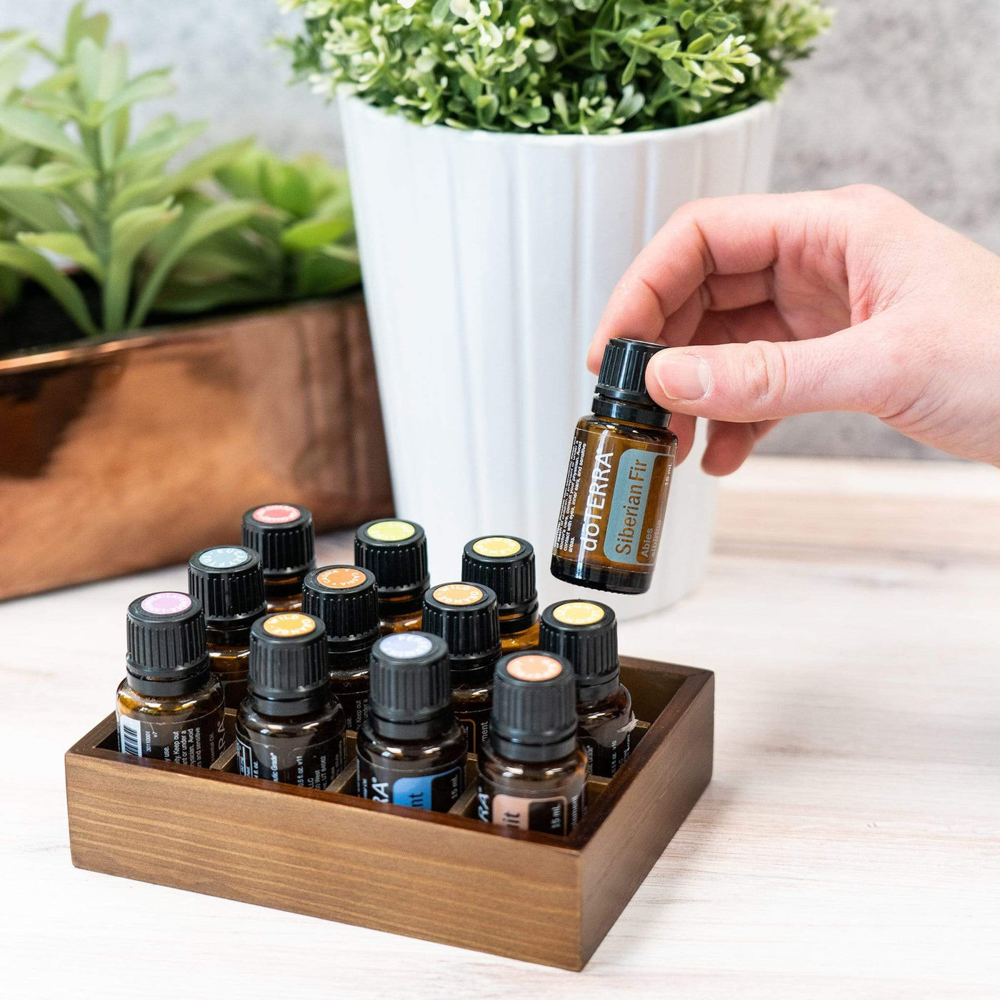 Small Essential Oil Wood Tray - Oil Life Canada - Canada's Best Essential Oil Supplies