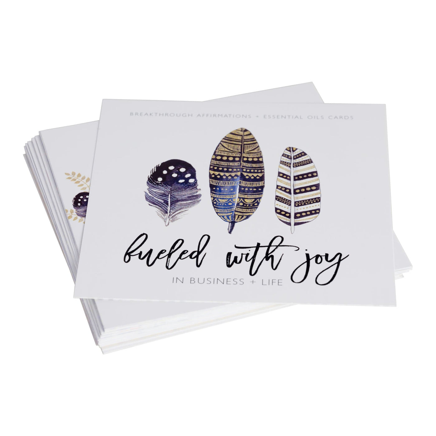 Fueled With Joy - Business and Life Affirmation Cards - Oil Life Canada - Canada's Best Essential Oil Supplies